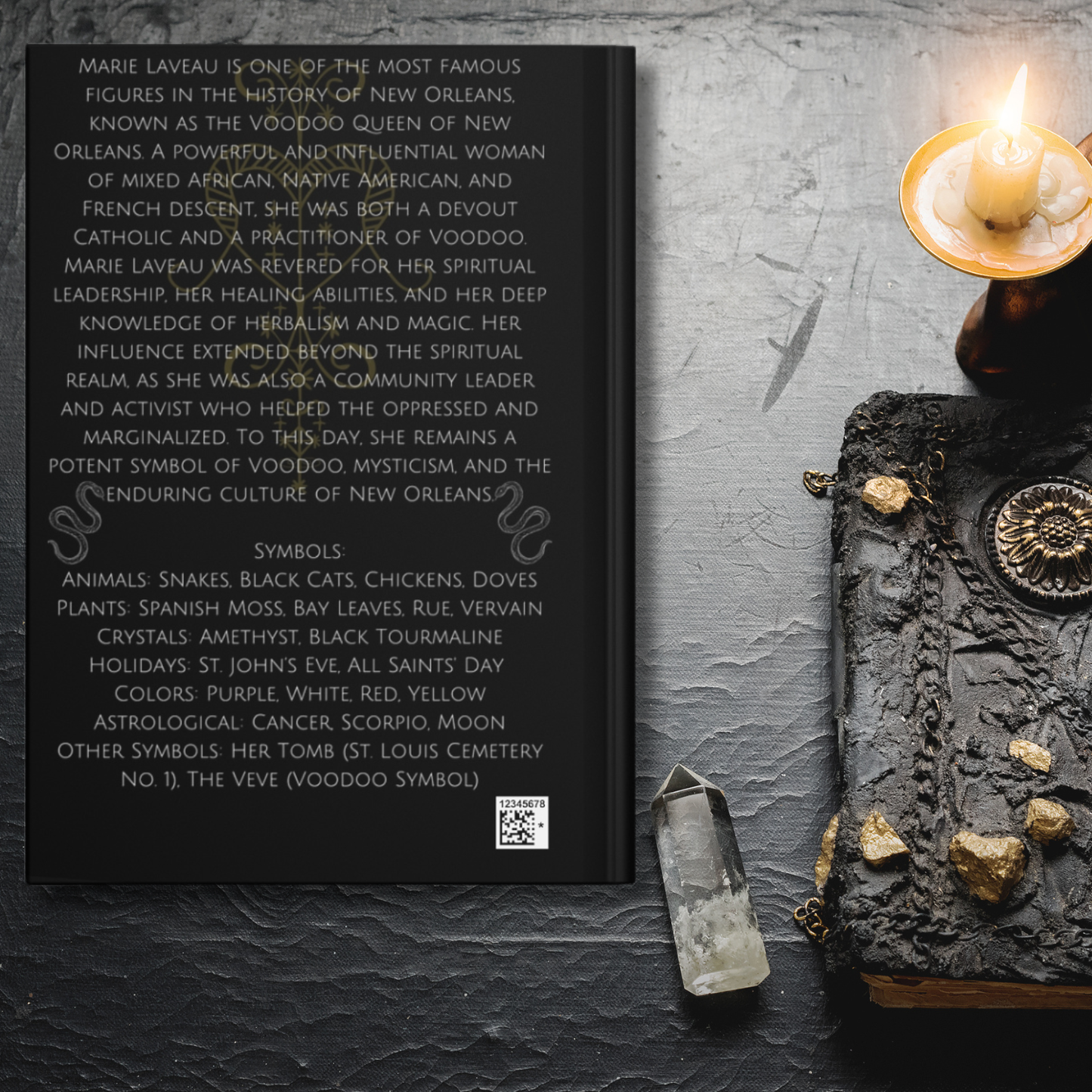 Marie Laveau Goddess Hardcover Journal