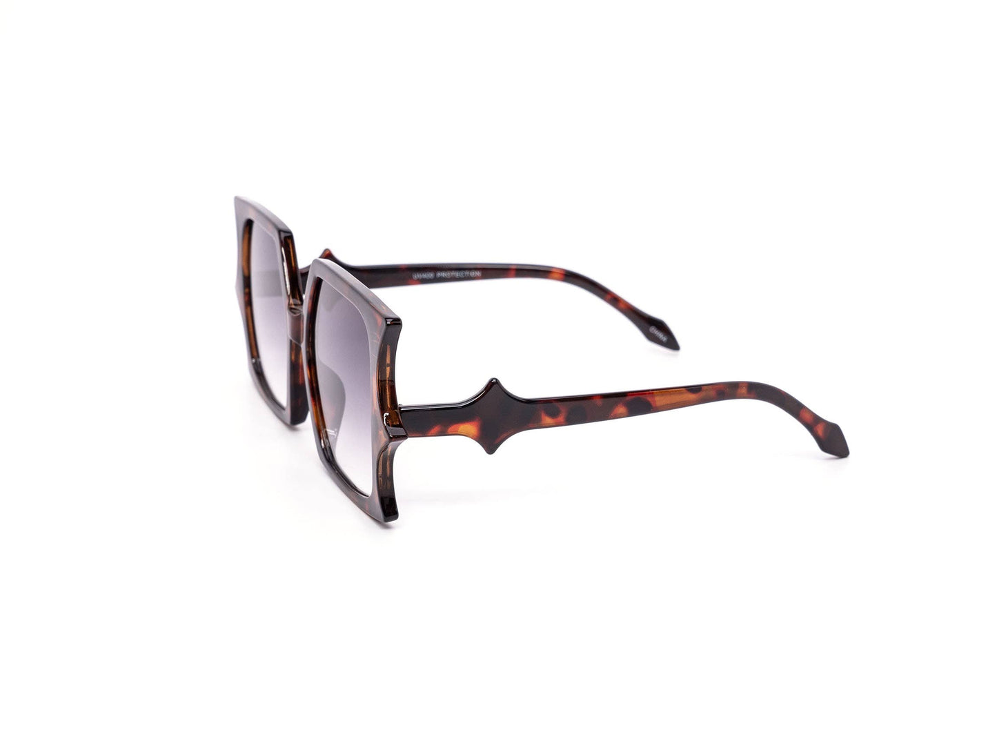 Unique Oversized Bat Flare Festival Sunglasses