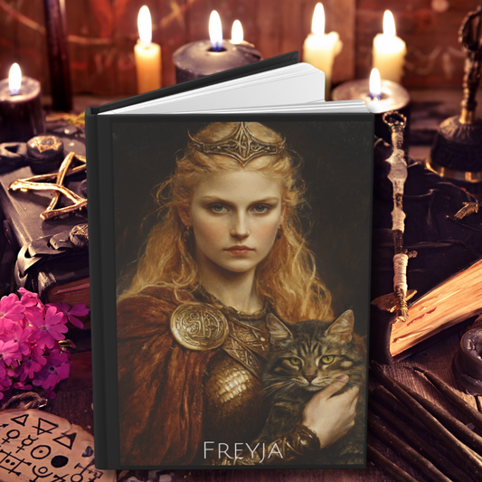 Freyja Norse Goddess Hardcover Journal