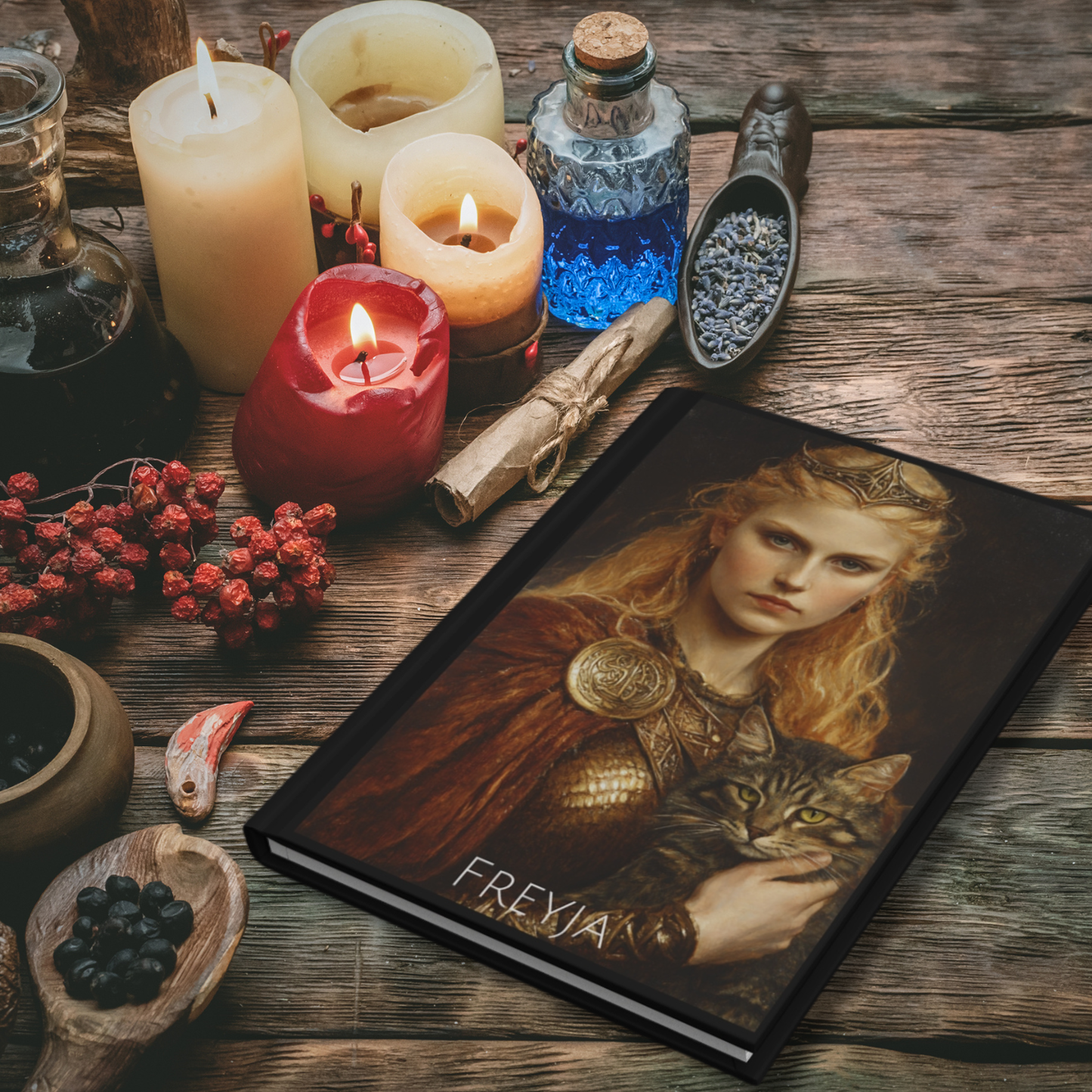 Freyja Norse Goddess Hardcover Journal