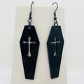 Punk Cross Vampire Coffin Earrings - GT