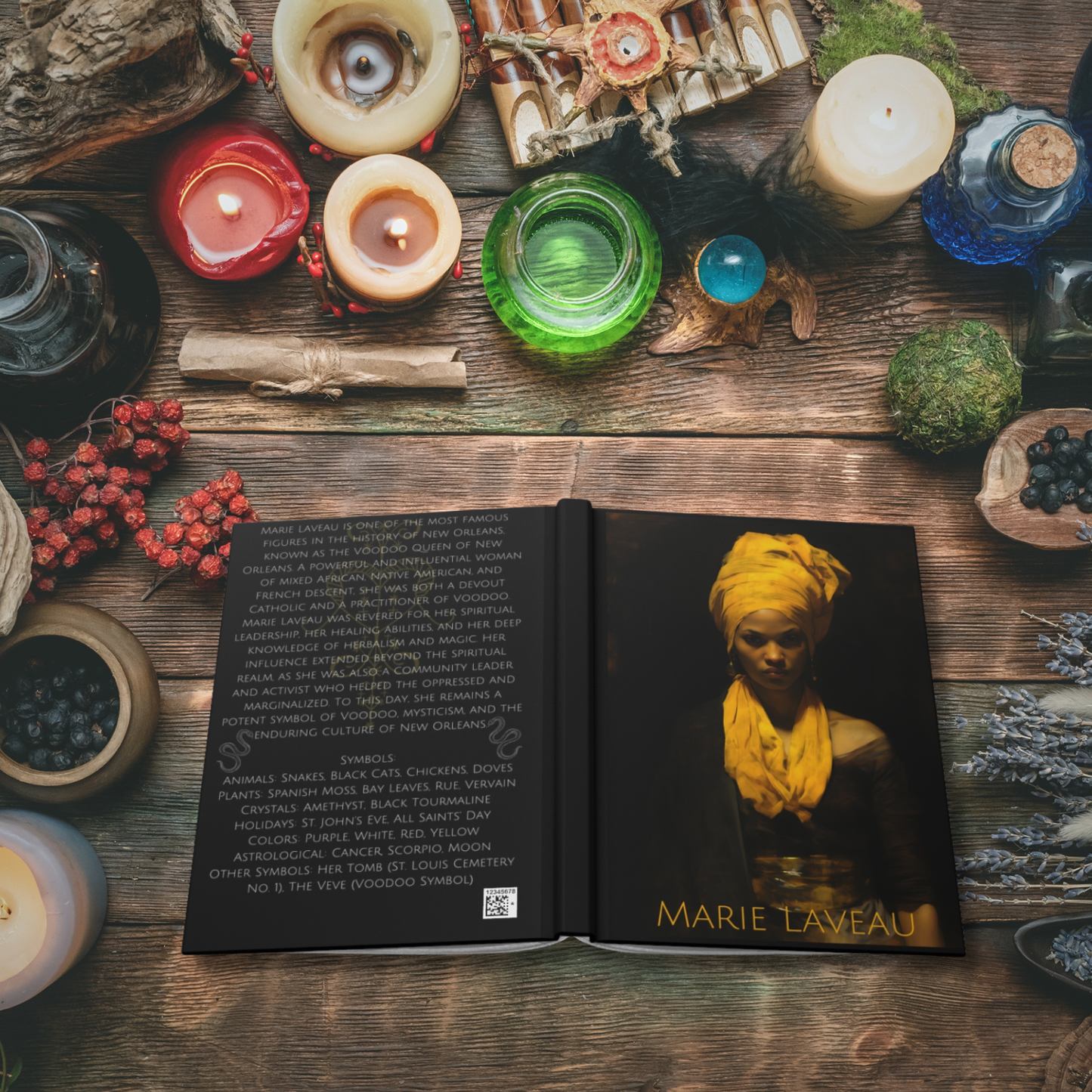Marie Laveau Goddess Hardcover Journal