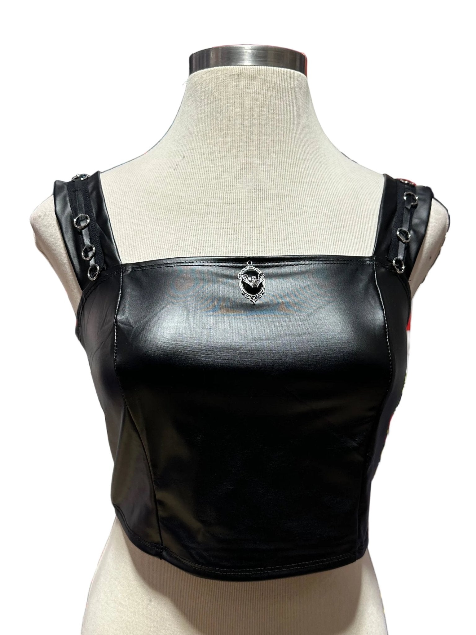 Plus Size Bat in Flight Crop Top - Angel's House of Design Co.