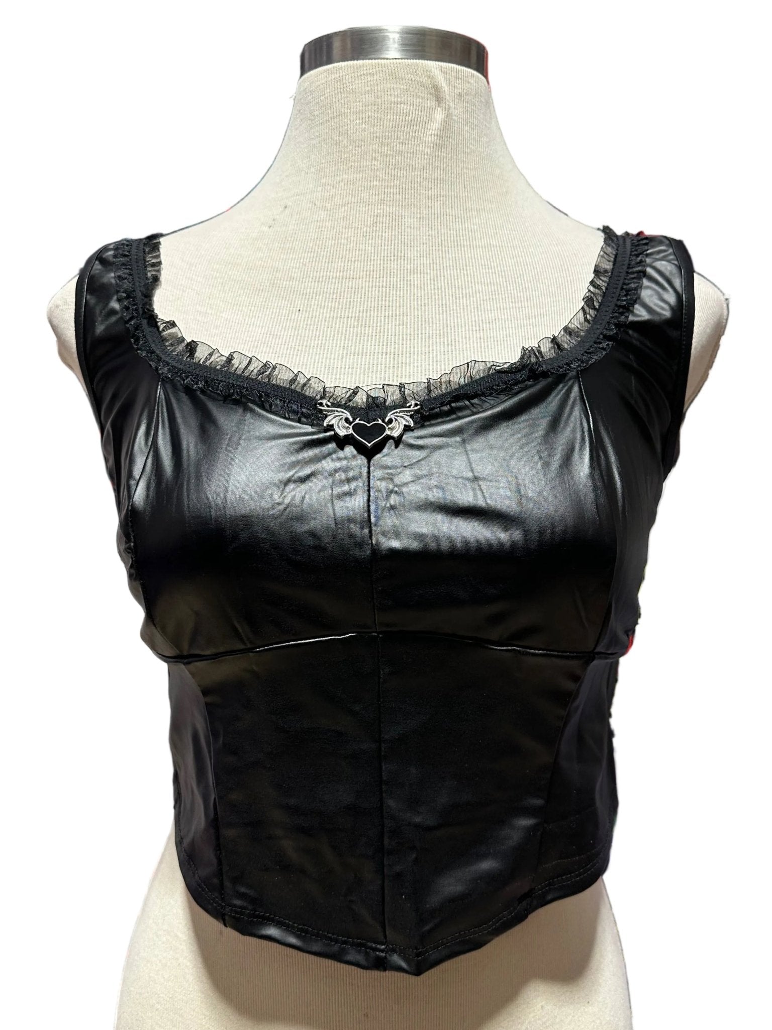 Plus Size Devilish Crop Top - Angel's House of Design Co.