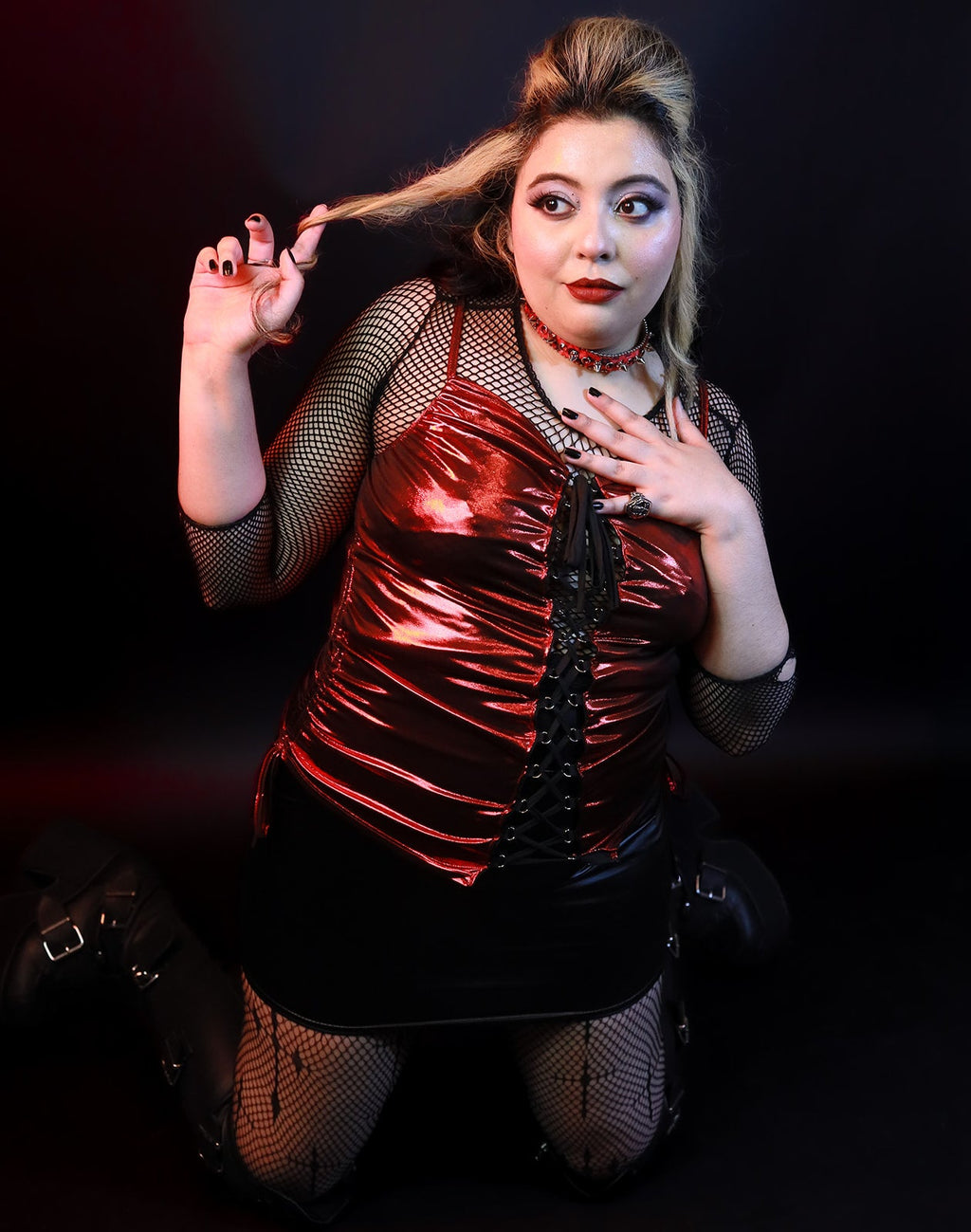 Plus Size Sexy Red Tank - Angel's House of Design Co.