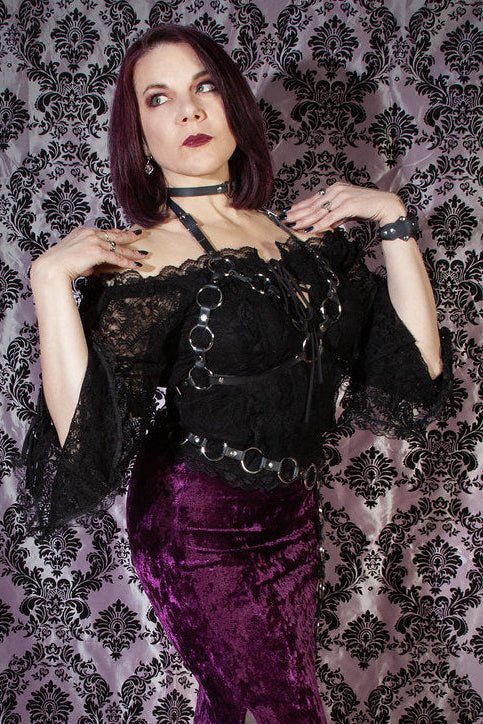 Plus Size Witchy Woods Lace Top - Angel's House of Design Co.