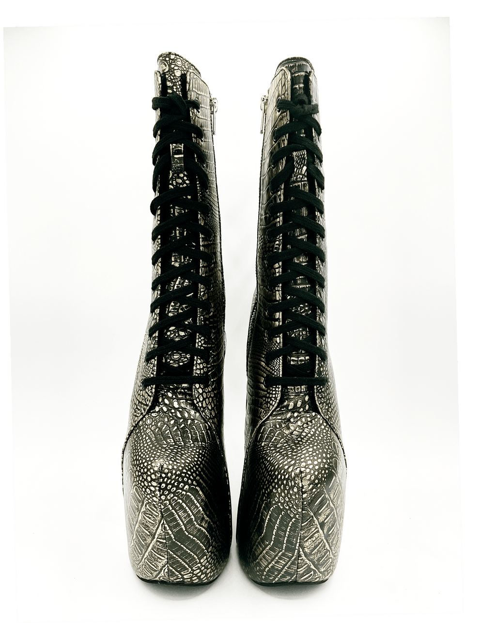 Prehistoric Gold Platform Boot - Angel's House of Design Co.
