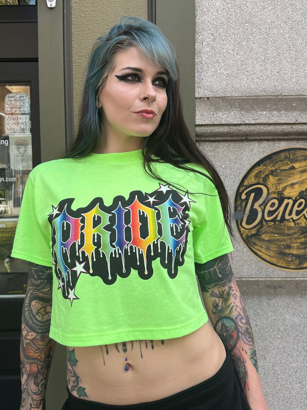 Pride 2026 Crop Green - Angel's House of Design Co.