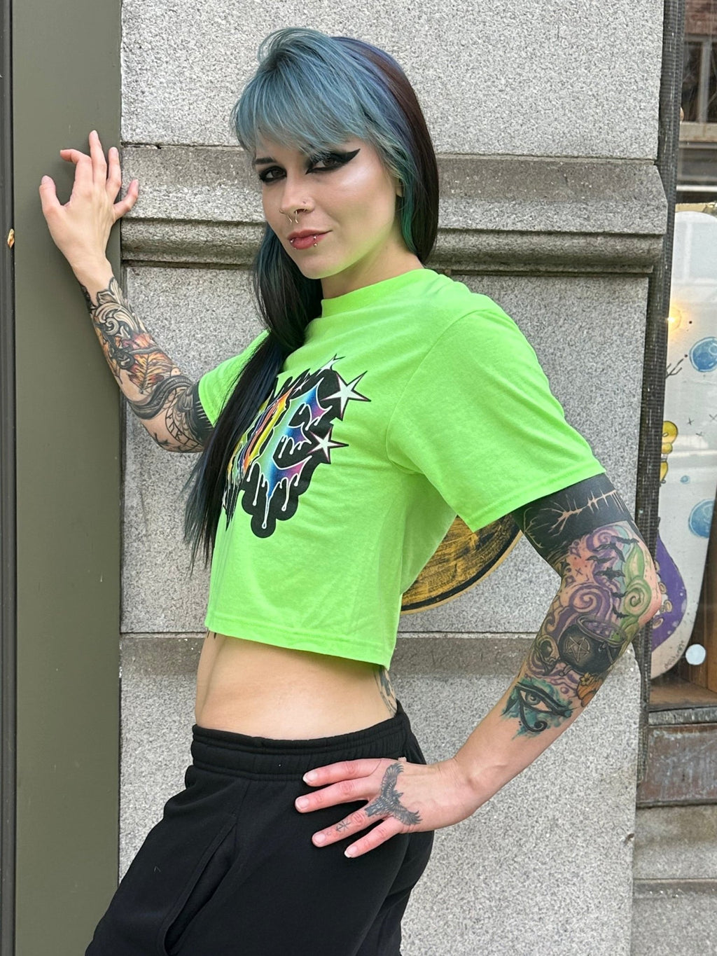 Pride 2026 Crop Green - Angel's House of Design Co.