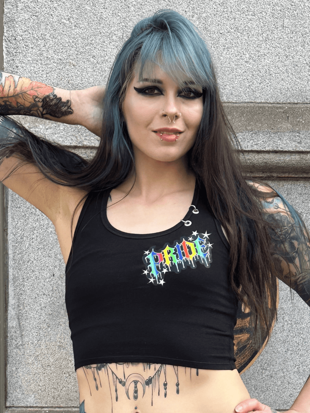 PRIDE 2026 pierced tank - Angel's House of Design Co.