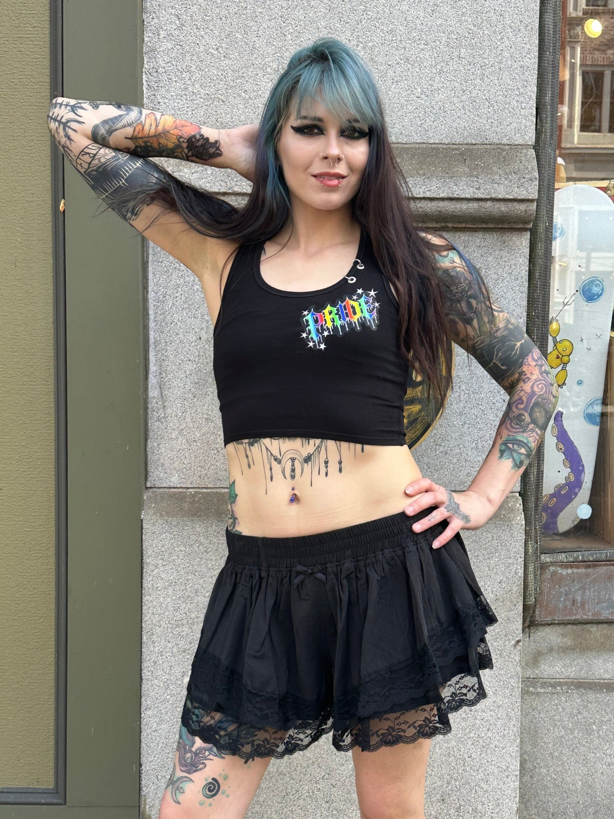 PRIDE 2026 pierced tank - Angel's House of Design Co.