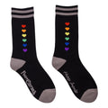 Pride Pixel Hearts Crew Socks - Angel's House of Design Co.
