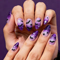 Purple Bat Nail Set - Angel's House of Design Co.