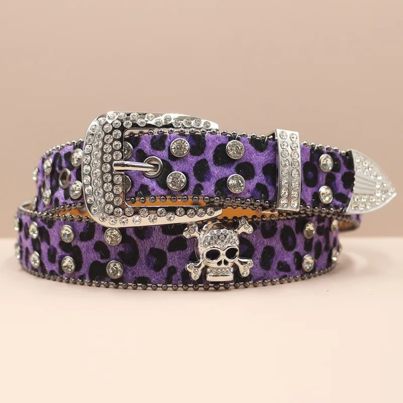 Purple Leopard Blintz Belt - Angel's House of Design Co.