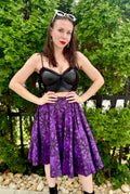Purple Rose Window Circle Skirt - Angel's House of Design Co.