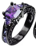 Purple Square Cut Ring - Angel's House of Design Co.