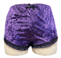 Purple Velvet Shorties - Angel's House of Design Co.