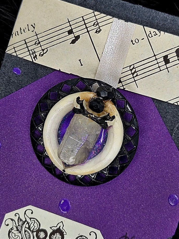 Quartz Pin/Brooch by Boneafide Arts - Angel's House of Design Co.