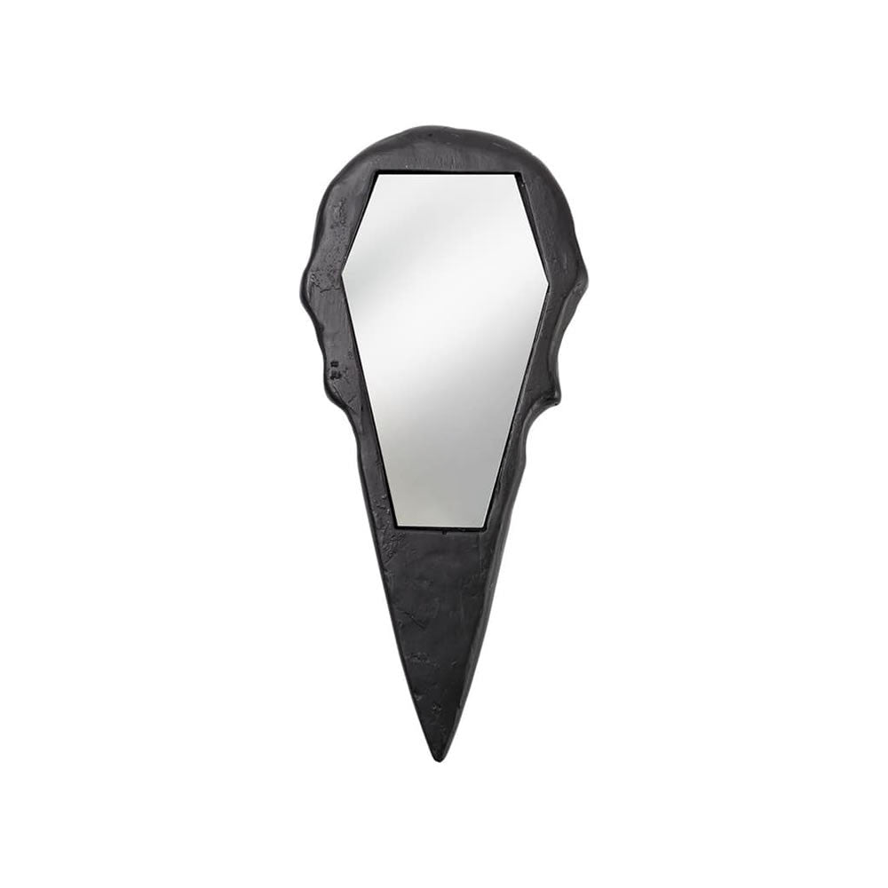 Raven Skull Hand Mirror - Black - Angel's House of Design Co.