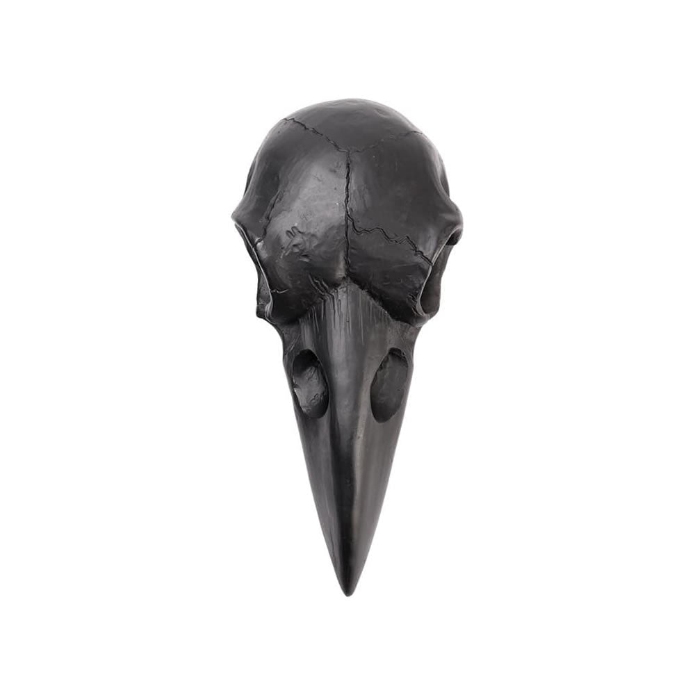 Raven Skull Hand Mirror - Black - Angel's House of Design Co.