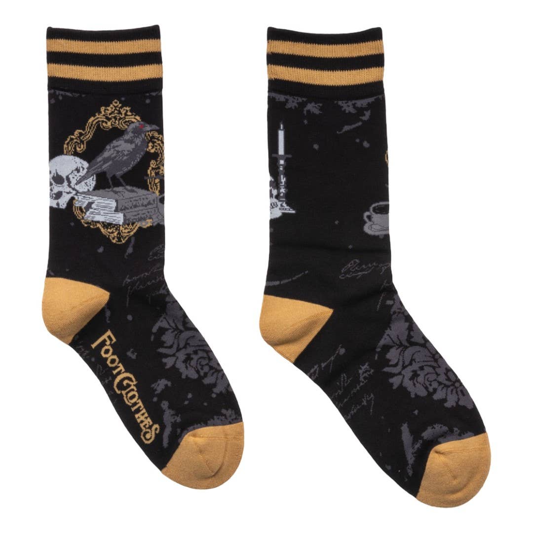 Raven's Grimoire Crew Socks - Angel's House of Design Co.