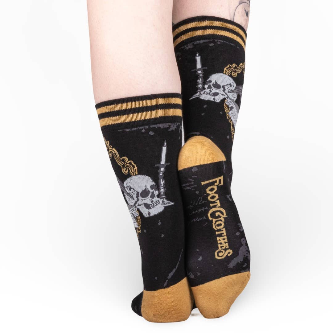 Raven's Grimoire Crew Socks - Angel's House of Design Co.