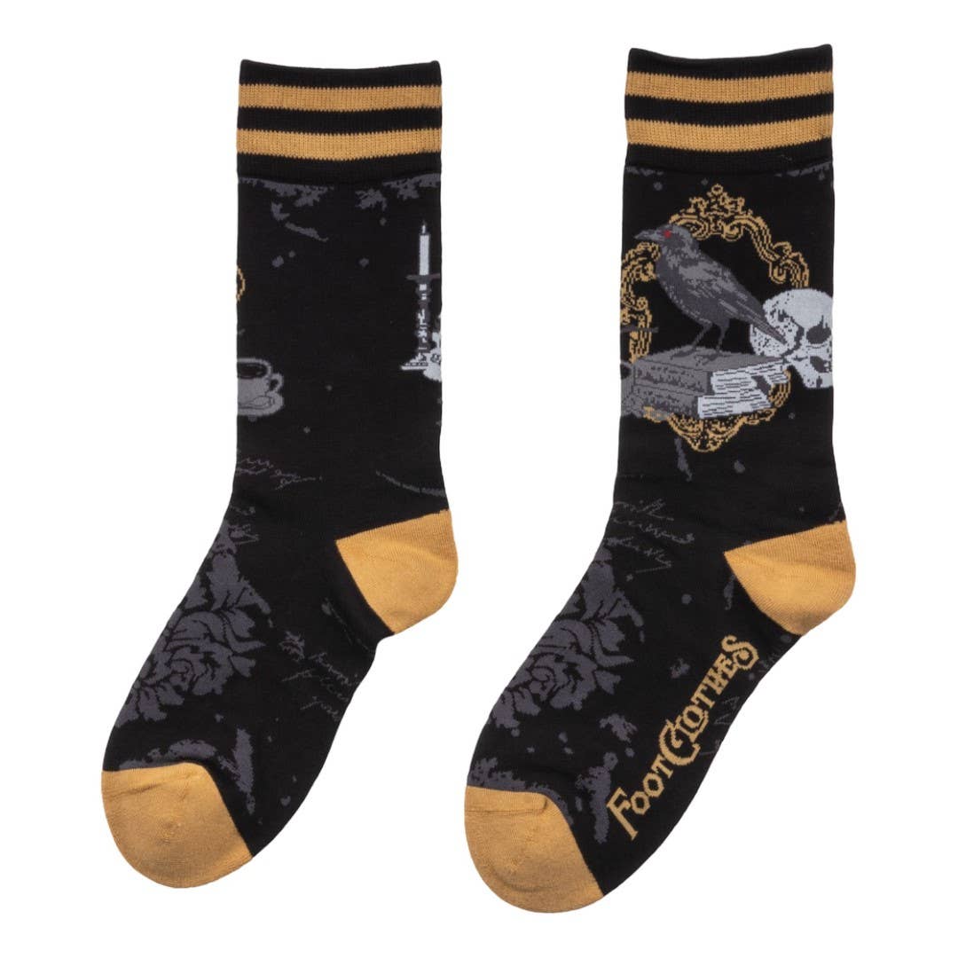 Raven's Grimoire Crew Socks - Angel's House of Design Co.