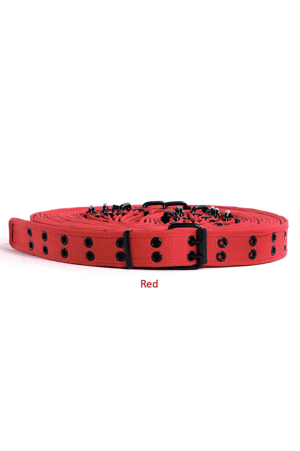Red 2 Hole Belt - Angel's House of Design Co.
