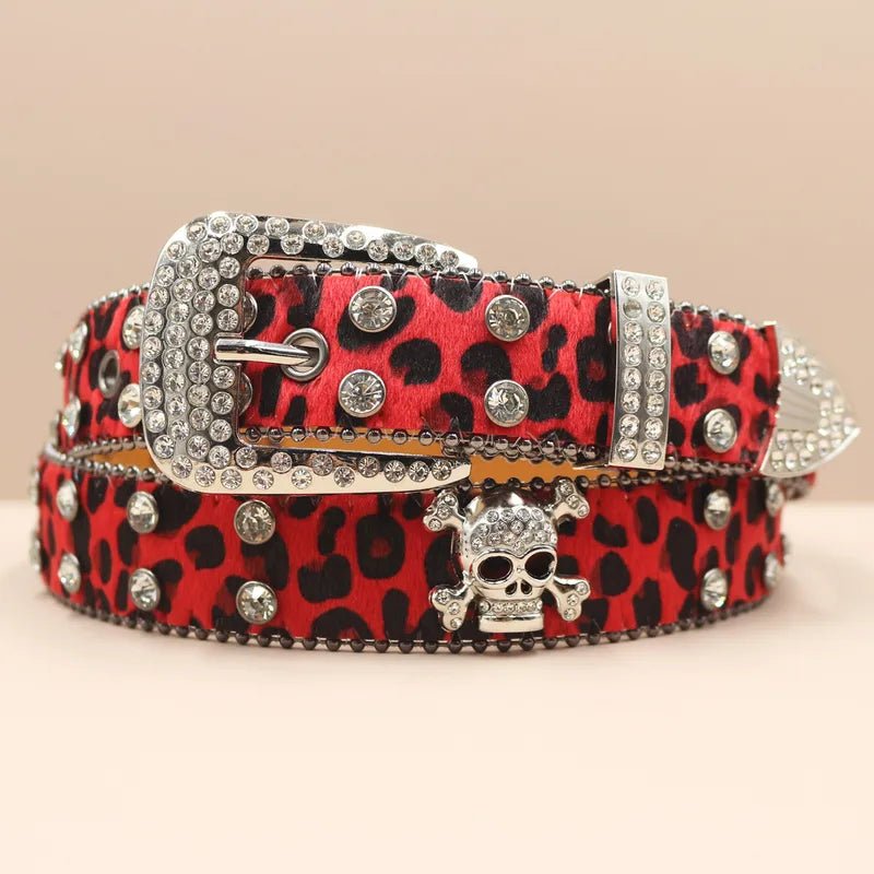 Red Leopard Blintz Belt - Angel's House of Design Co.