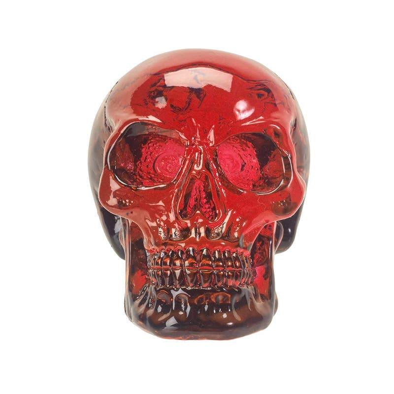 Red Translucent Skull - Angel's House of Design Co.
