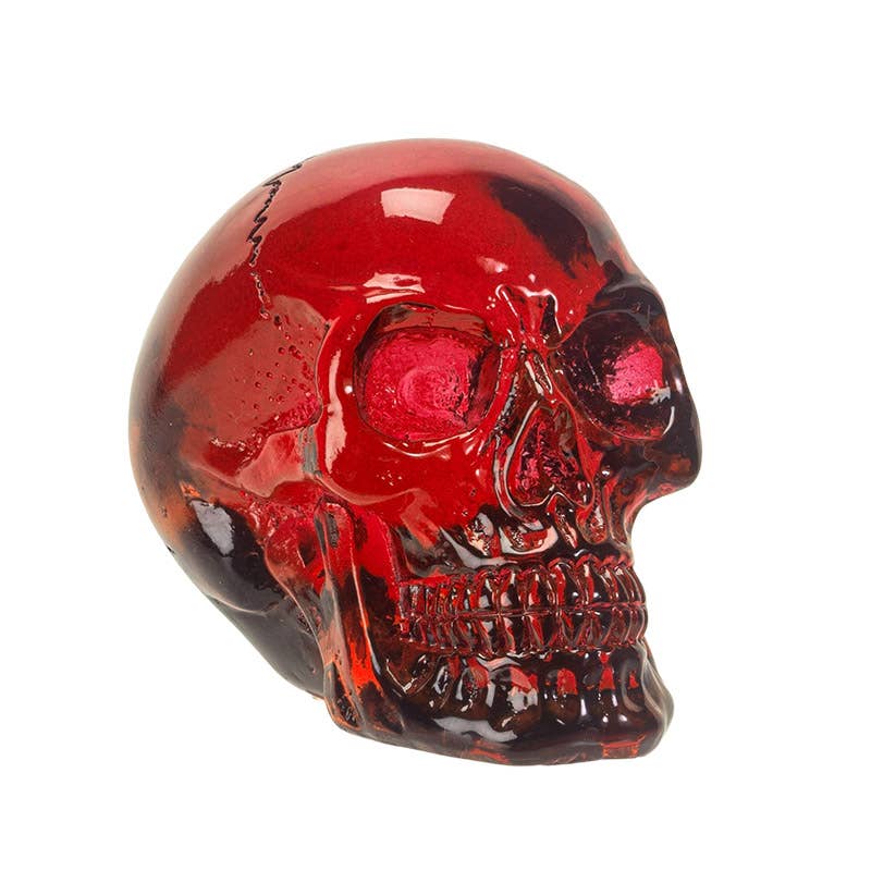 Red Translucent Skull - Angel's House of Design Co.