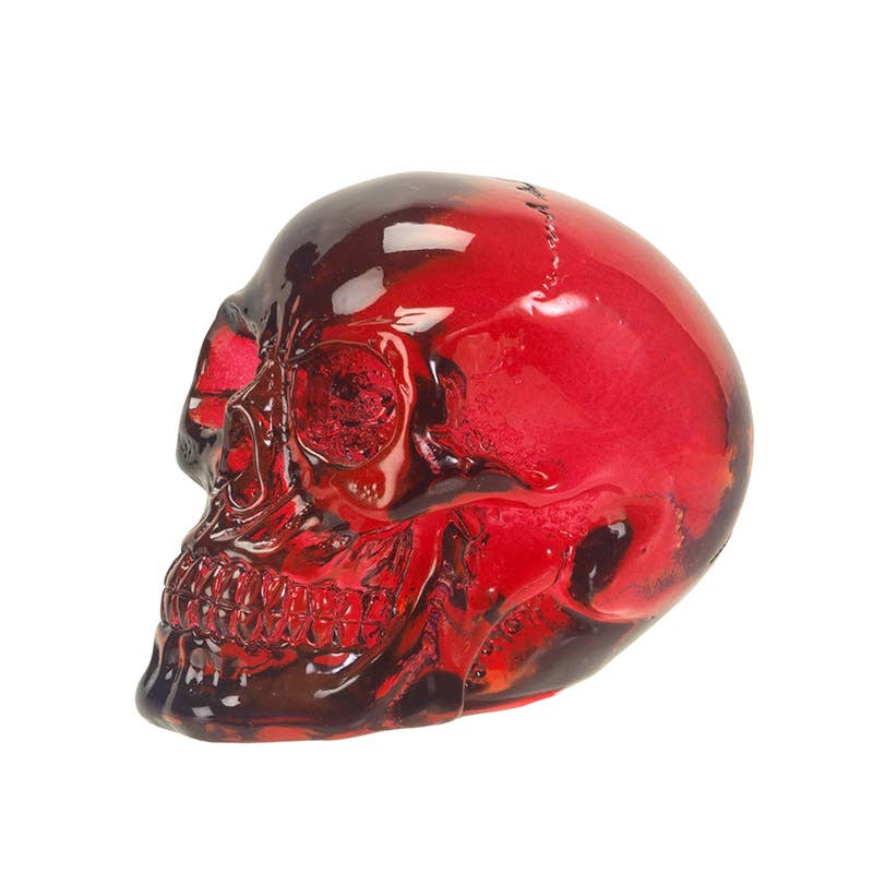 Red Translucent Skull - Angel's House of Design Co.