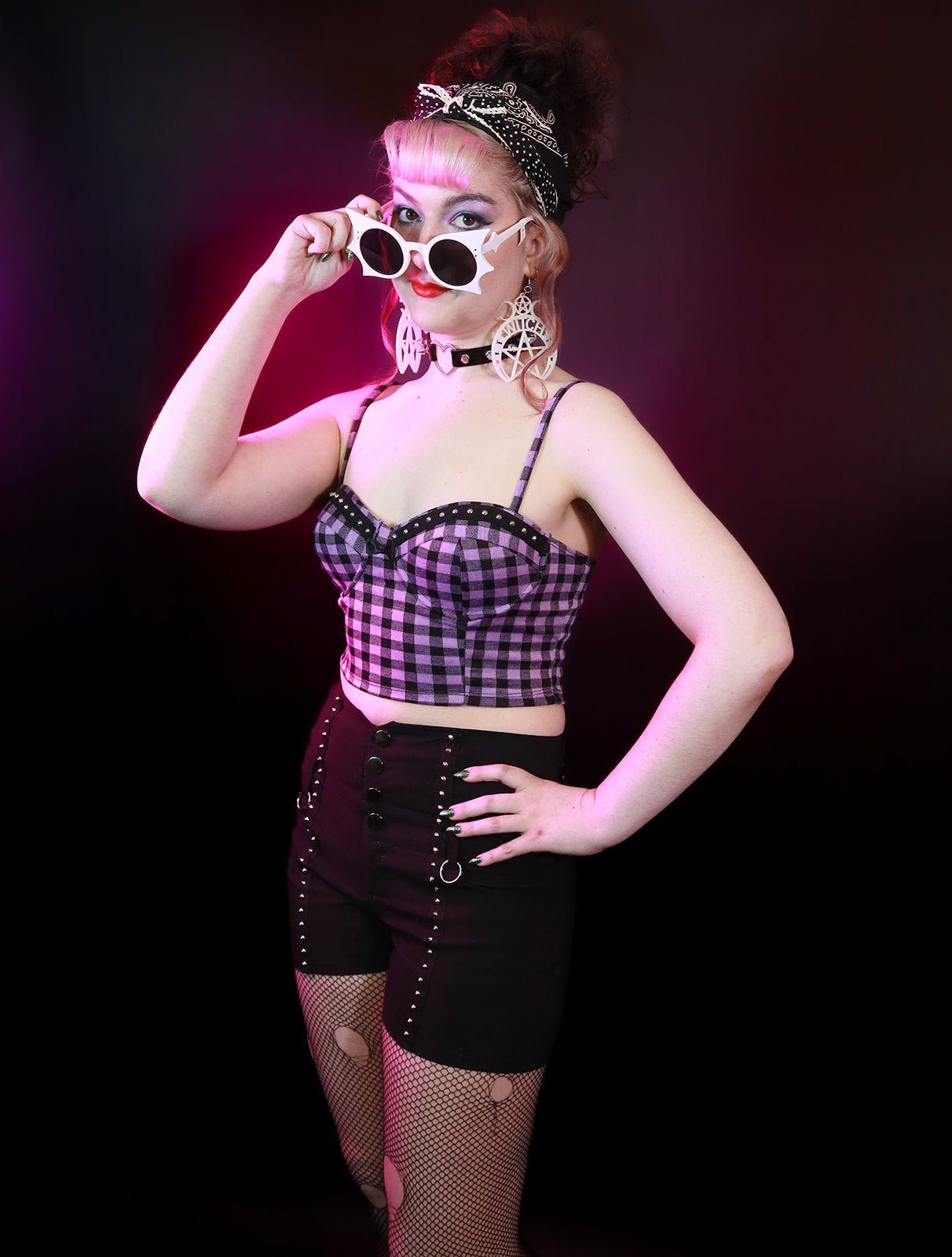 Retro High Waisted Shorts - Angel's House of Design Co.