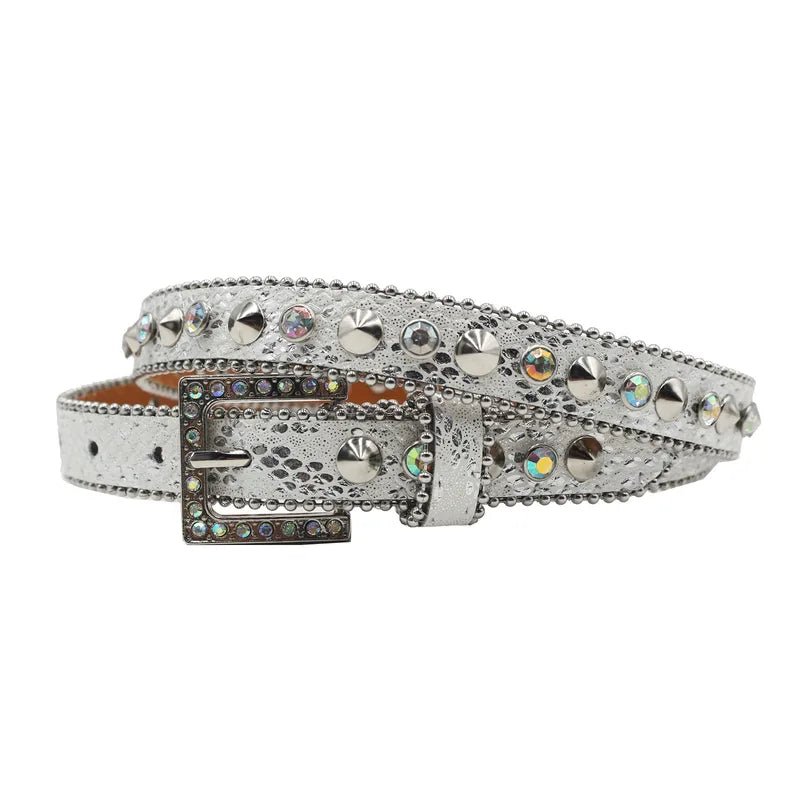 Rhinestone Punk Belt - Angel's House of Design Co.