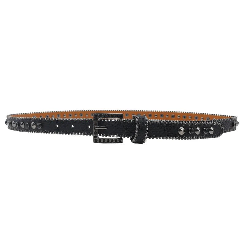 Rhinestone Punk Belt - Angel's House of Design Co.