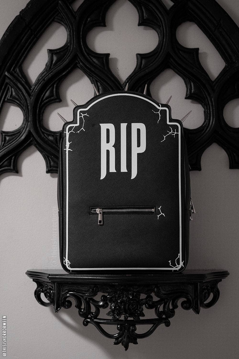 RIP Tombstone Backpack - Angel's House of Design Co.