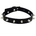 Rock Punk Spiked Alloy Choker BLACK - Angel's House of Design Co.