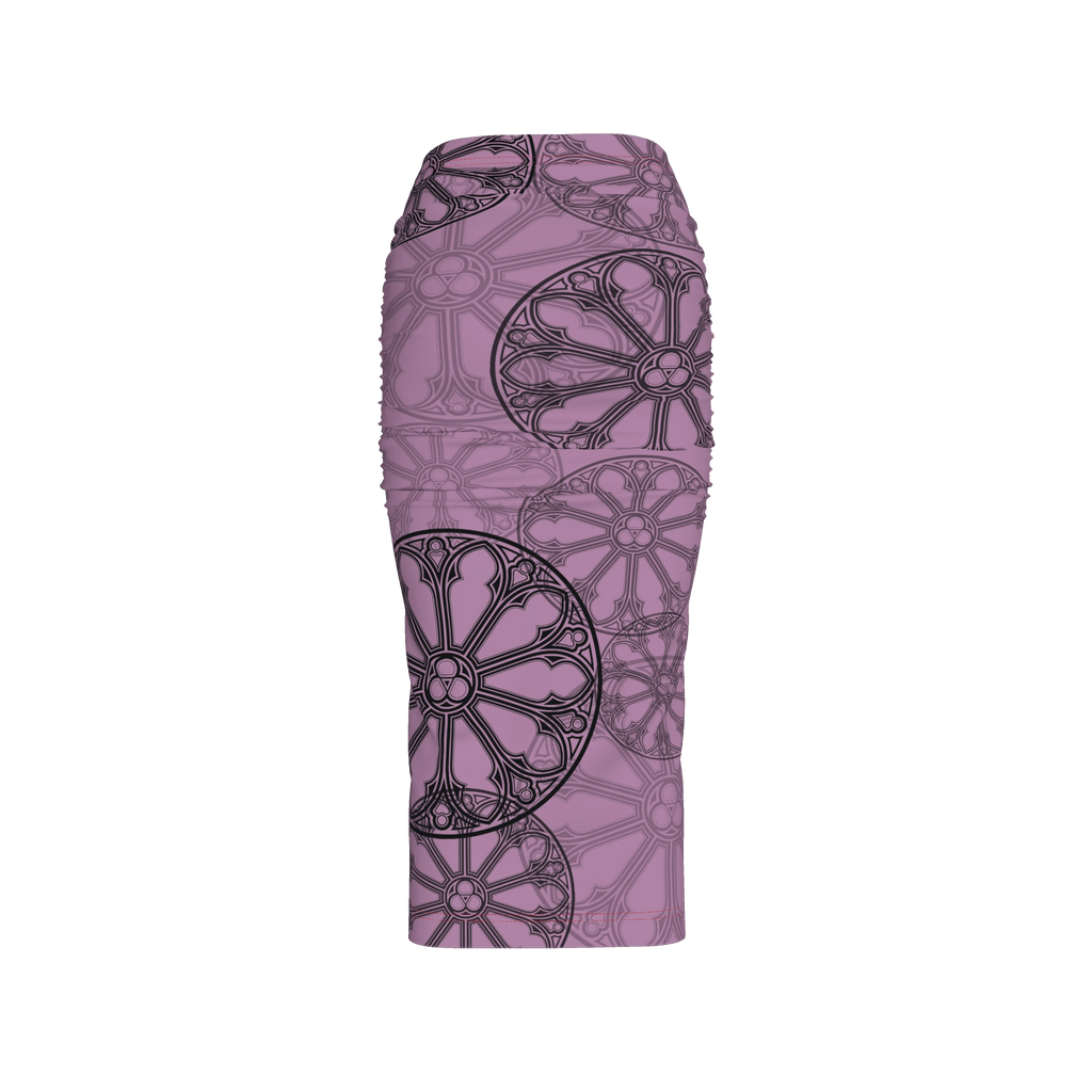 Rose Window Midi Skirt - Angel's House of Design Co.