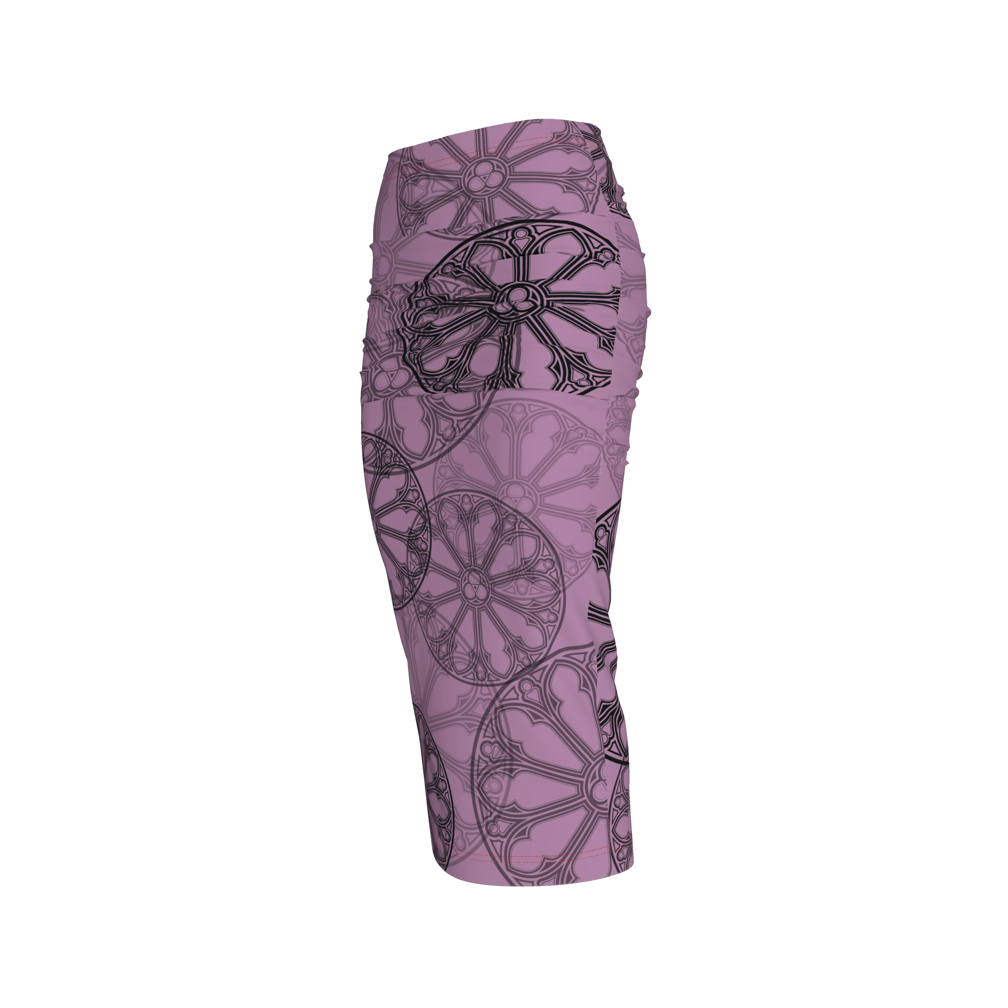 Rose Window Midi Skirt - Angel's House of Design Co.