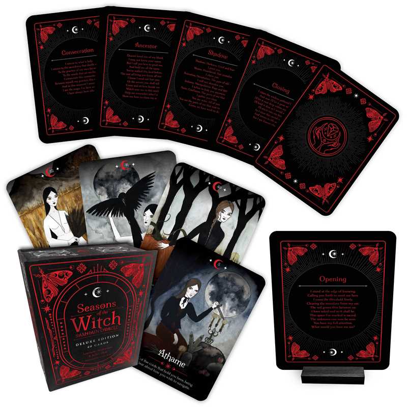 Seasons of the Witch: Samhain Oracle DELUXE EDITION by Lorriane Anderson - Angel's House of Design Co.