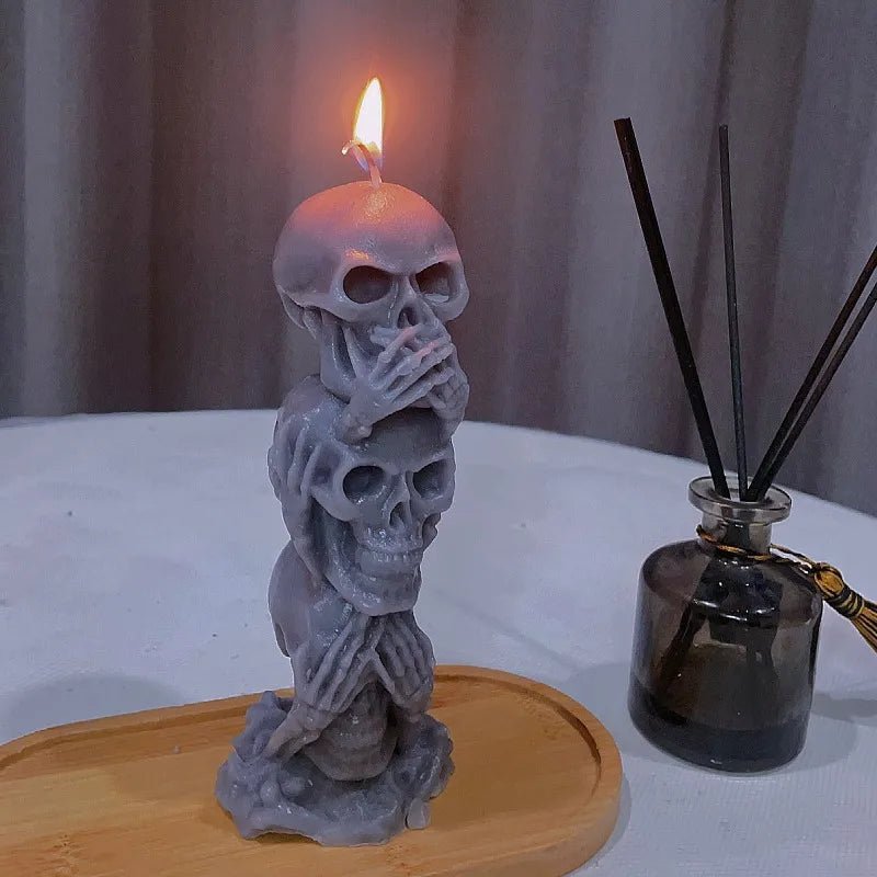 See No, Speak No, Hear No Evil Candle Towers - Angel's House of Design Co.