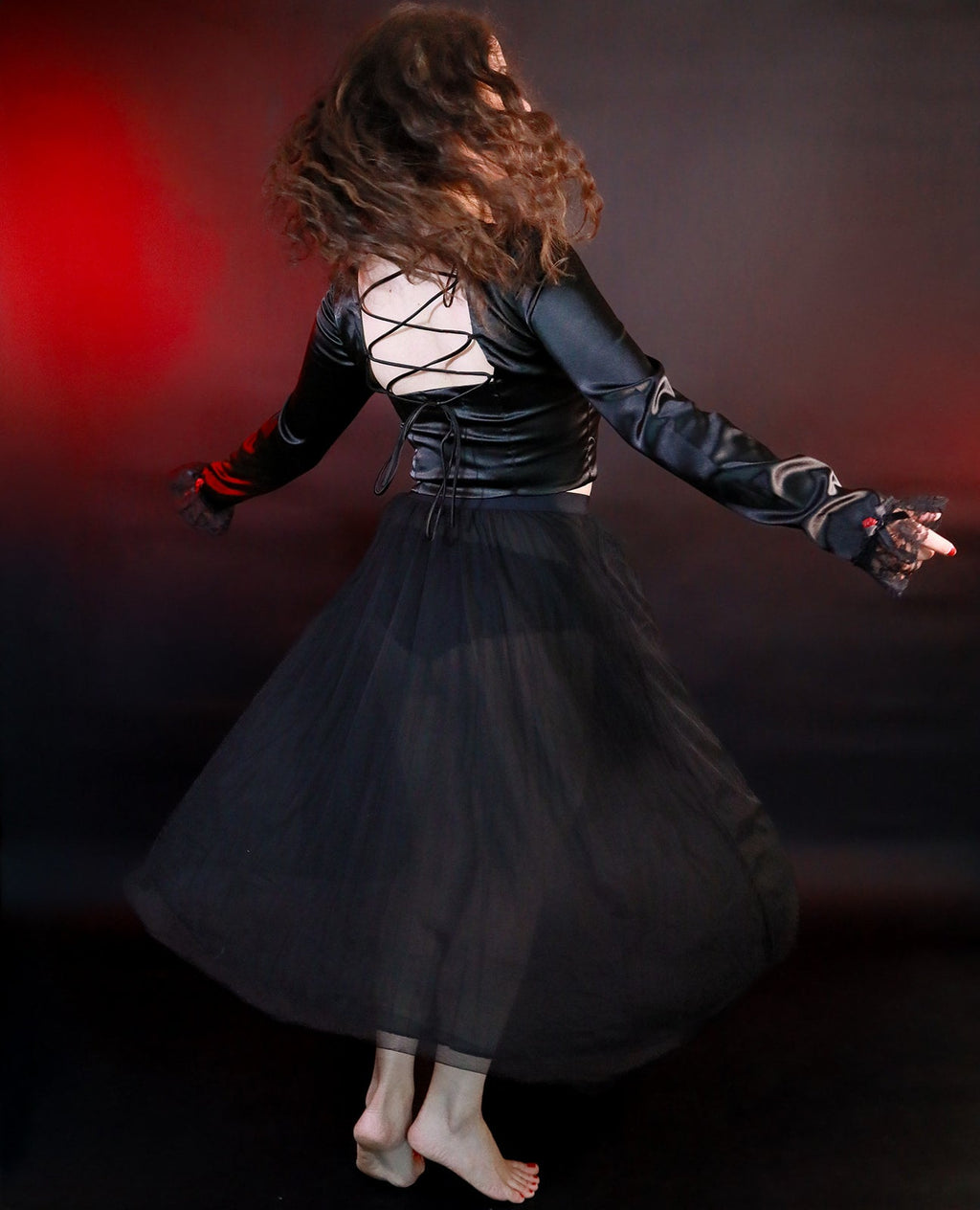 Semi Sheer Tulle Skirt - Angel's House of Design Co.