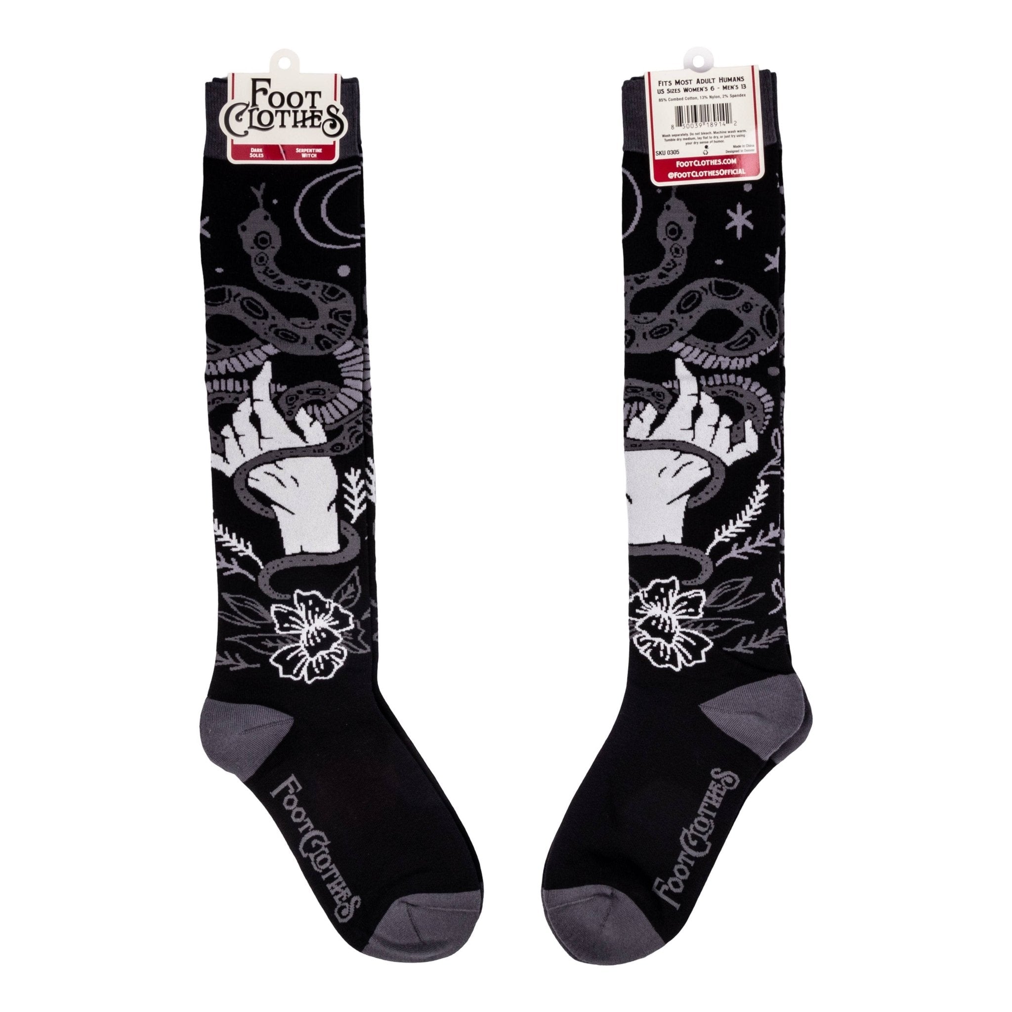 Serpentine Witch Knee Highs - Angel's House of Design Co.