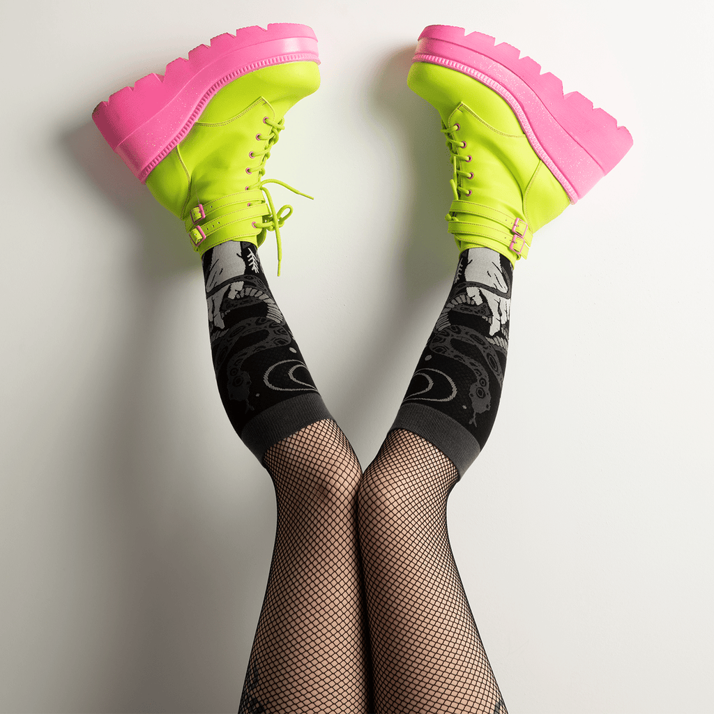 Serpentine Witch Knee Highs - Angel's House of Design Co.