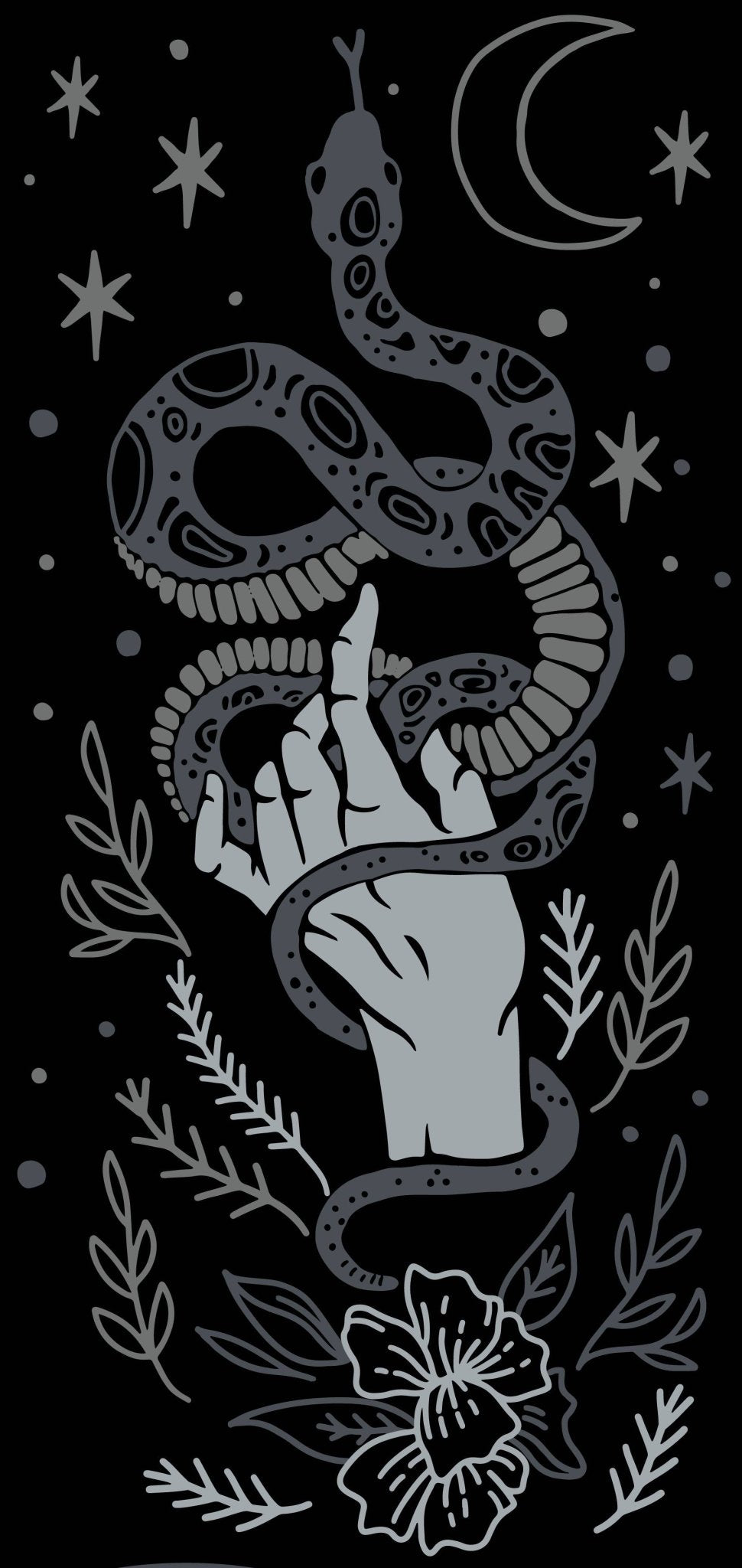 Serpentine Witch Knee Highs - Angel's House of Design Co.