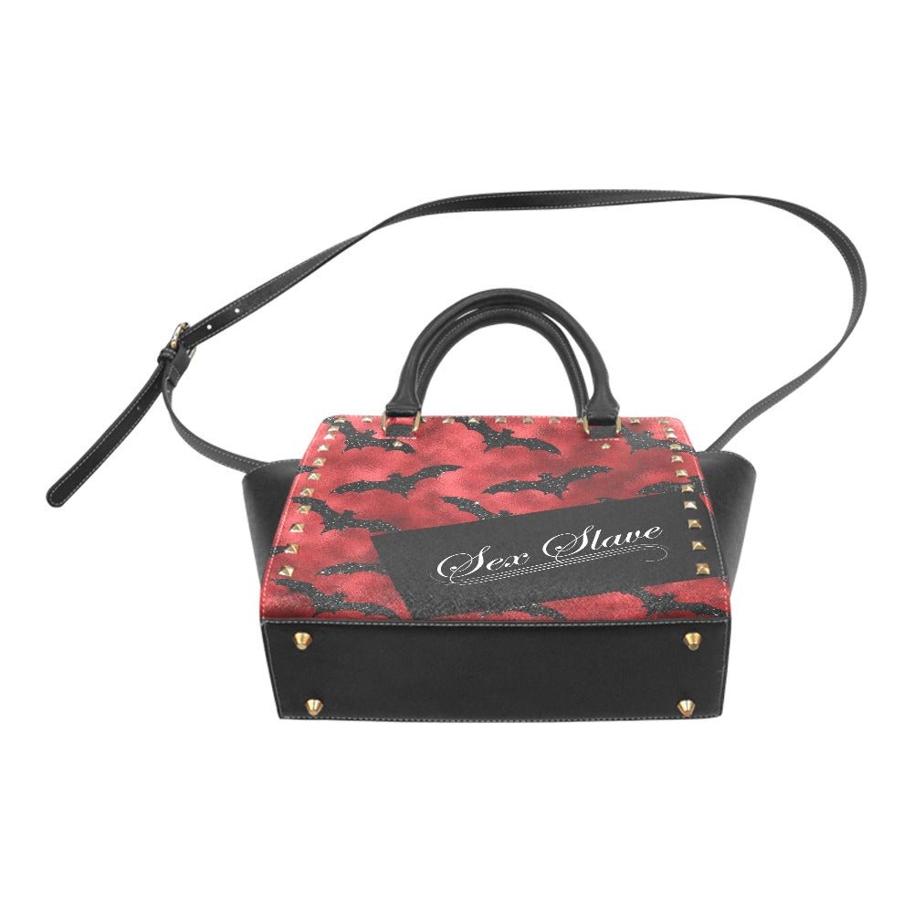 Sex Slave Rivet Shoulder Handbag - Angel's House of Design Co.