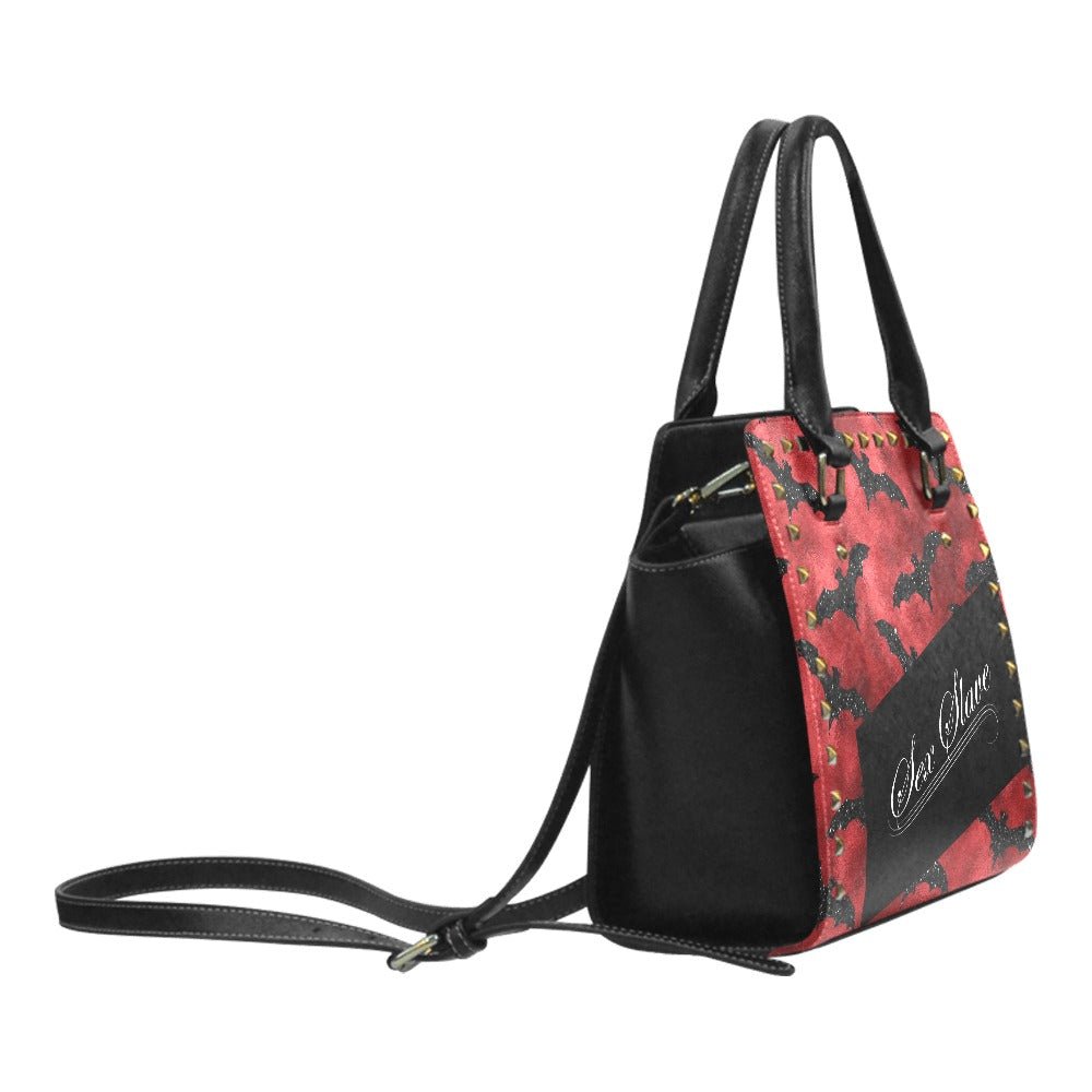 Sex Slave Rivet Shoulder Handbag - Angel's House of Design Co.