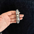 Silver Studded Cuff Bracelet - Angel's House of Design Co.