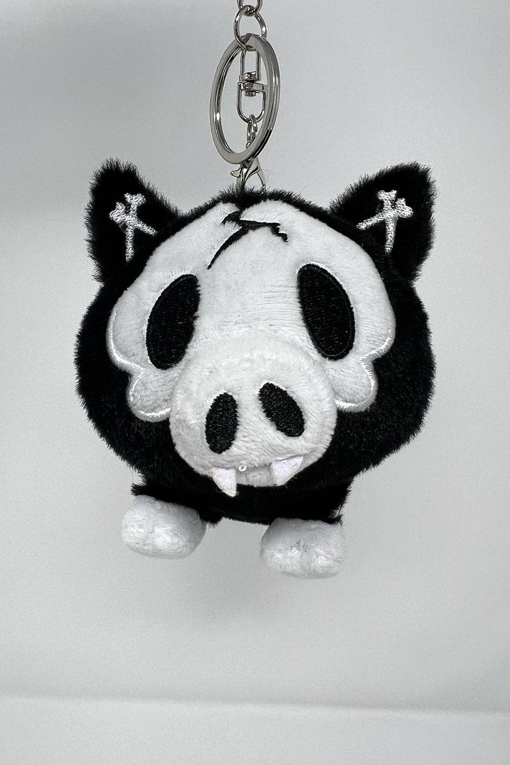 Skelepig Plush Keychain - Angel's House of Design Co.