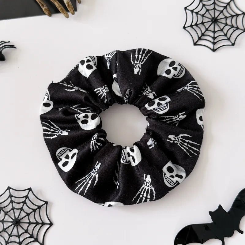 Skeleton Hair Scrunchie - Angel's House of Design Co.